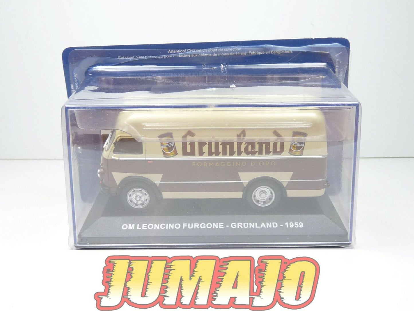 VCE6 1/43 IXO Commerciale Epoque : OM LEONCINO Furgone Grunland 1959