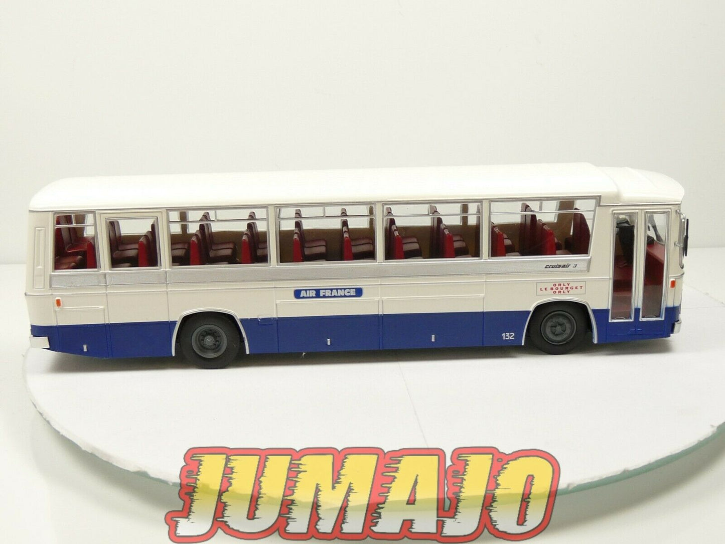 BUS62 Bus 1/43 IXO Hachette BERLIET Cruisair 3 Air France Orly Le Bourget 1969