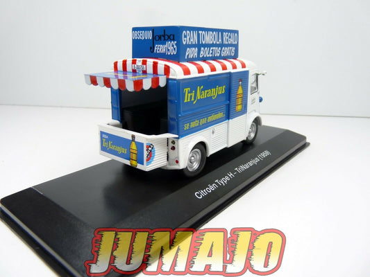 SSP10 1/43 SALVAT véhicules Livraison ESPAGNE : CITROËN TYPE H TriNaranjus 1959