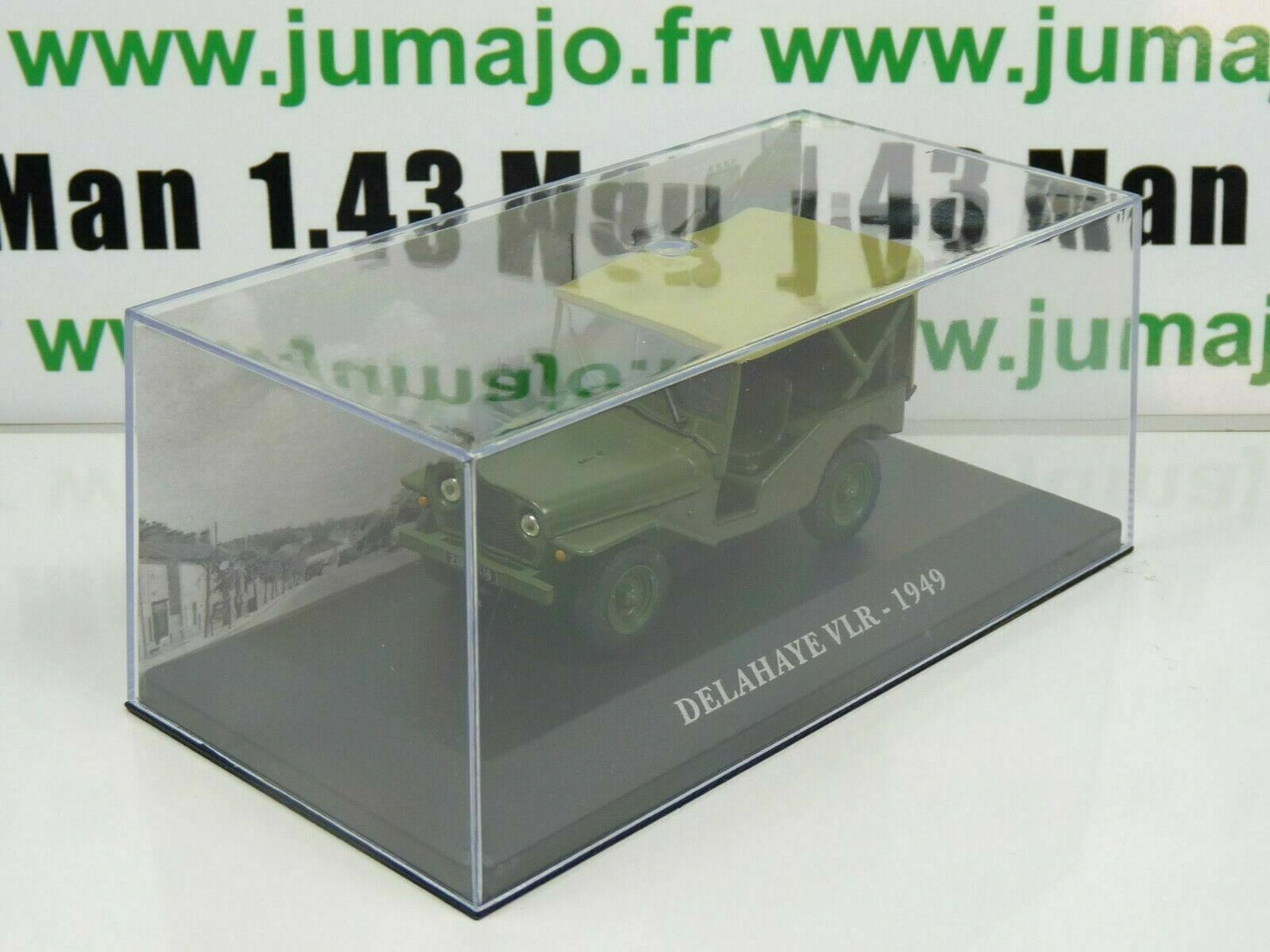 AUT18 Voiture 1/43 IXO altaya Voitures d'autrefois Jeep DELAHAYE VLR 1949