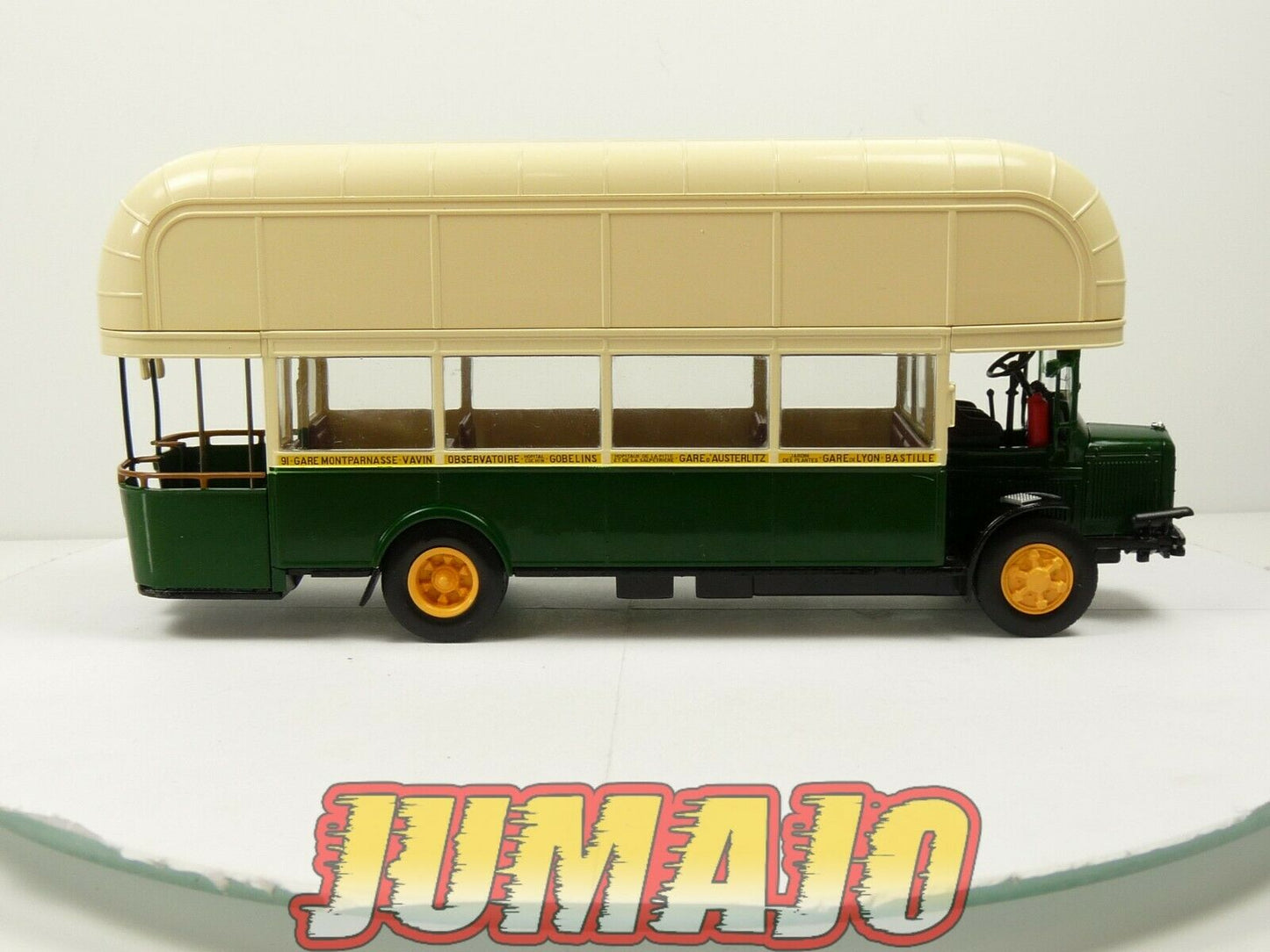 BUS70 Bus 1/43 IXO Hachette RENAULT TN4F (a gas) 105 Ligne 91 1940 France