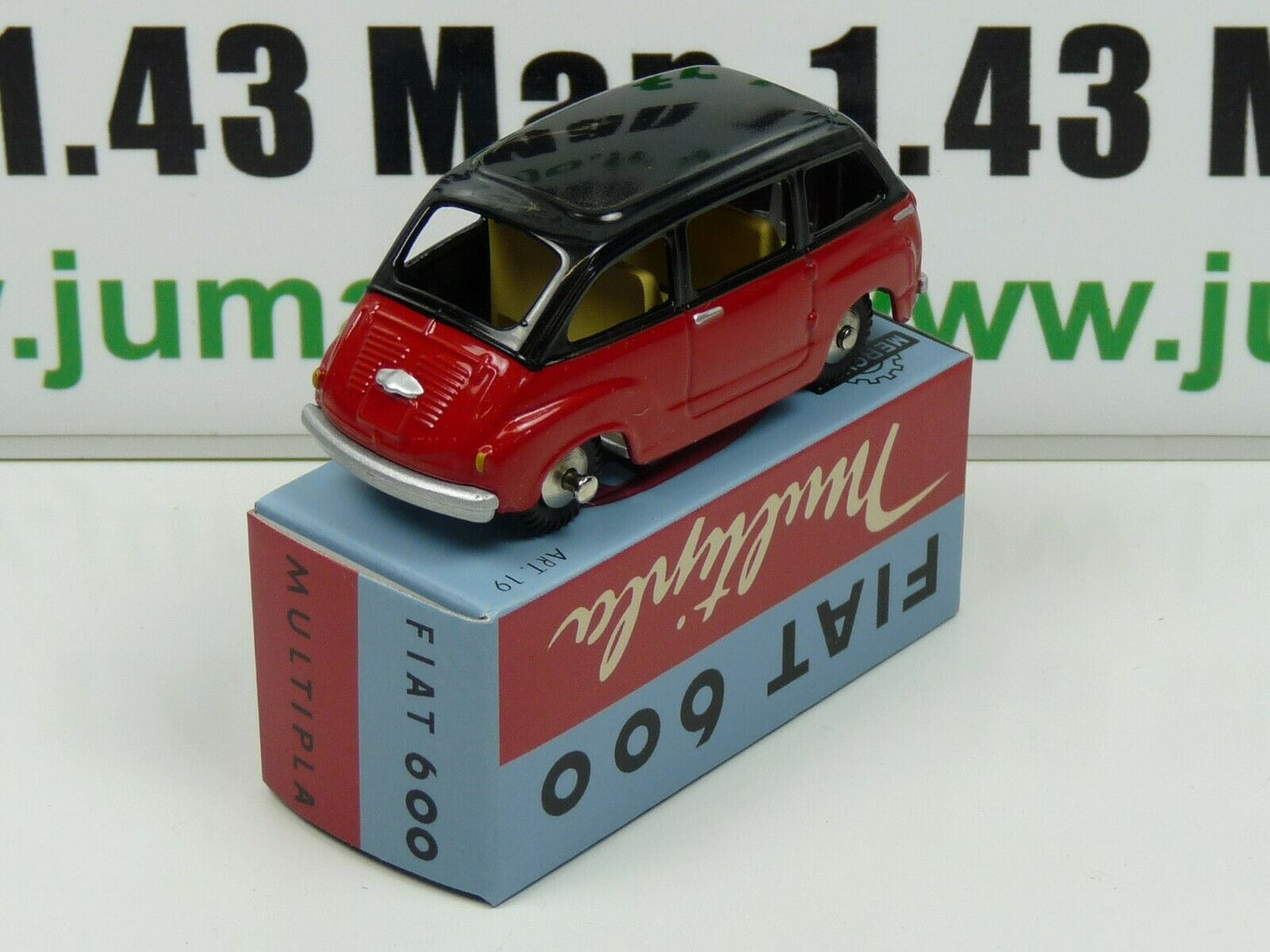 MRY2 Voiture 1/48 MERCURY hachette : FIAT 600 Multipla