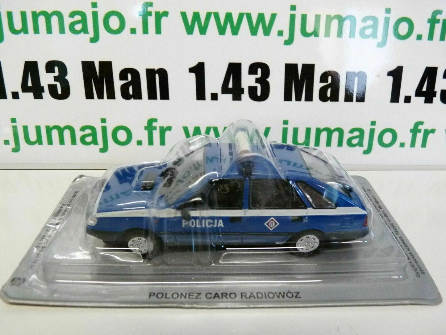 PL181 Voiture 1/43 IXO IST DeAgostini POLOGNE : Polonez Caro Radiowoz Police