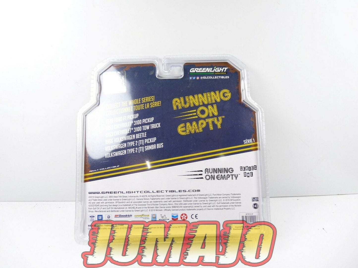 DIV47 voiture 1/43 GREENLIGHT VOLKSWAGEN Type 2 T1 Kombi Good year