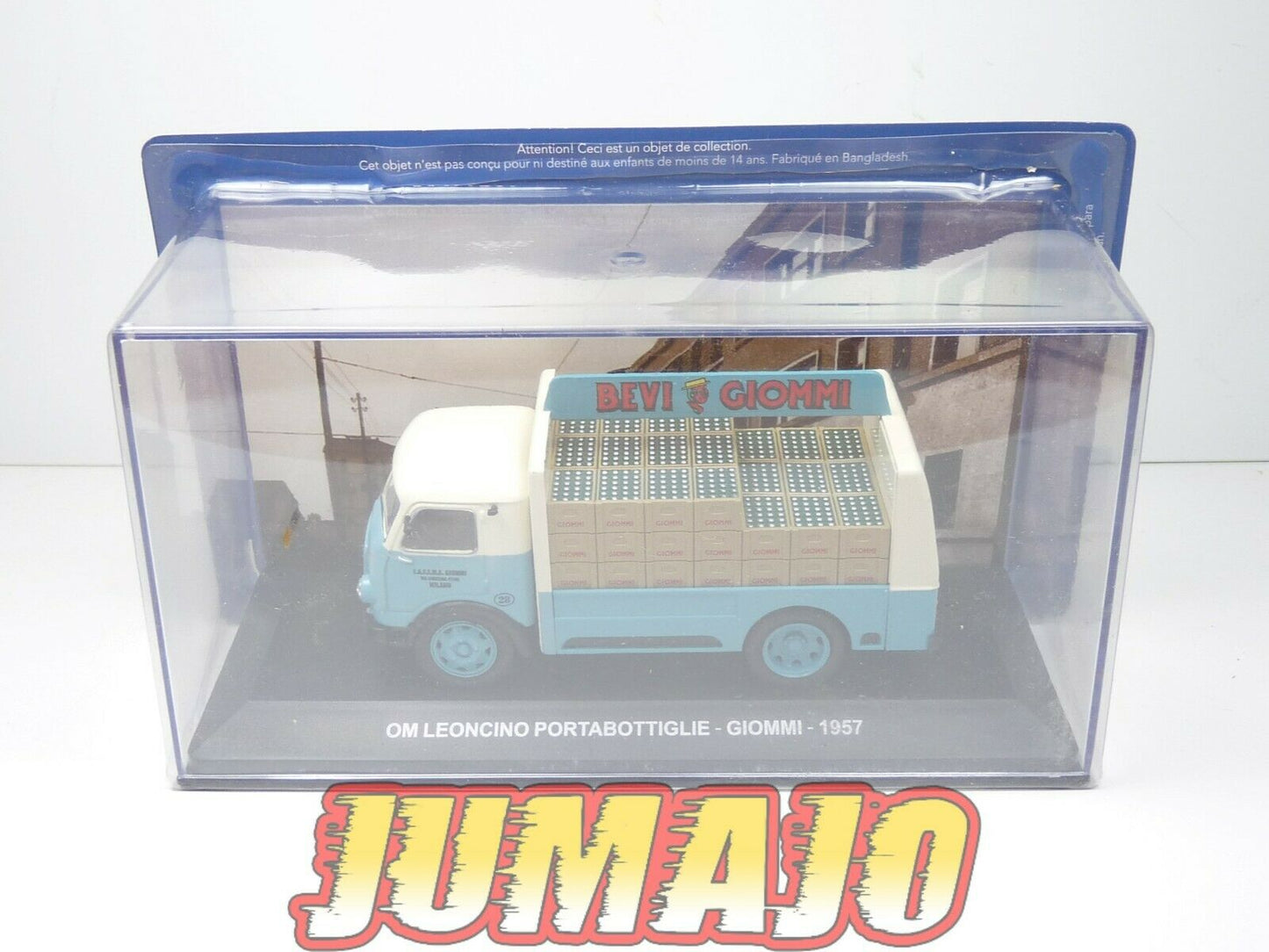 VCE3 1/43 IXO Commerciale Epoque : OM LEONCINO PORTE-BOUTEILLES GIOMMI 1957