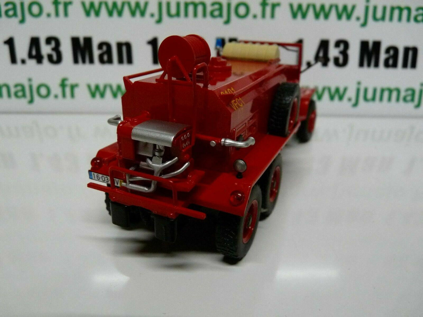 CP15 POMPIERS 1/43 altaya IXO GMC CCKW 353 camion citerne feux forêt Portugal