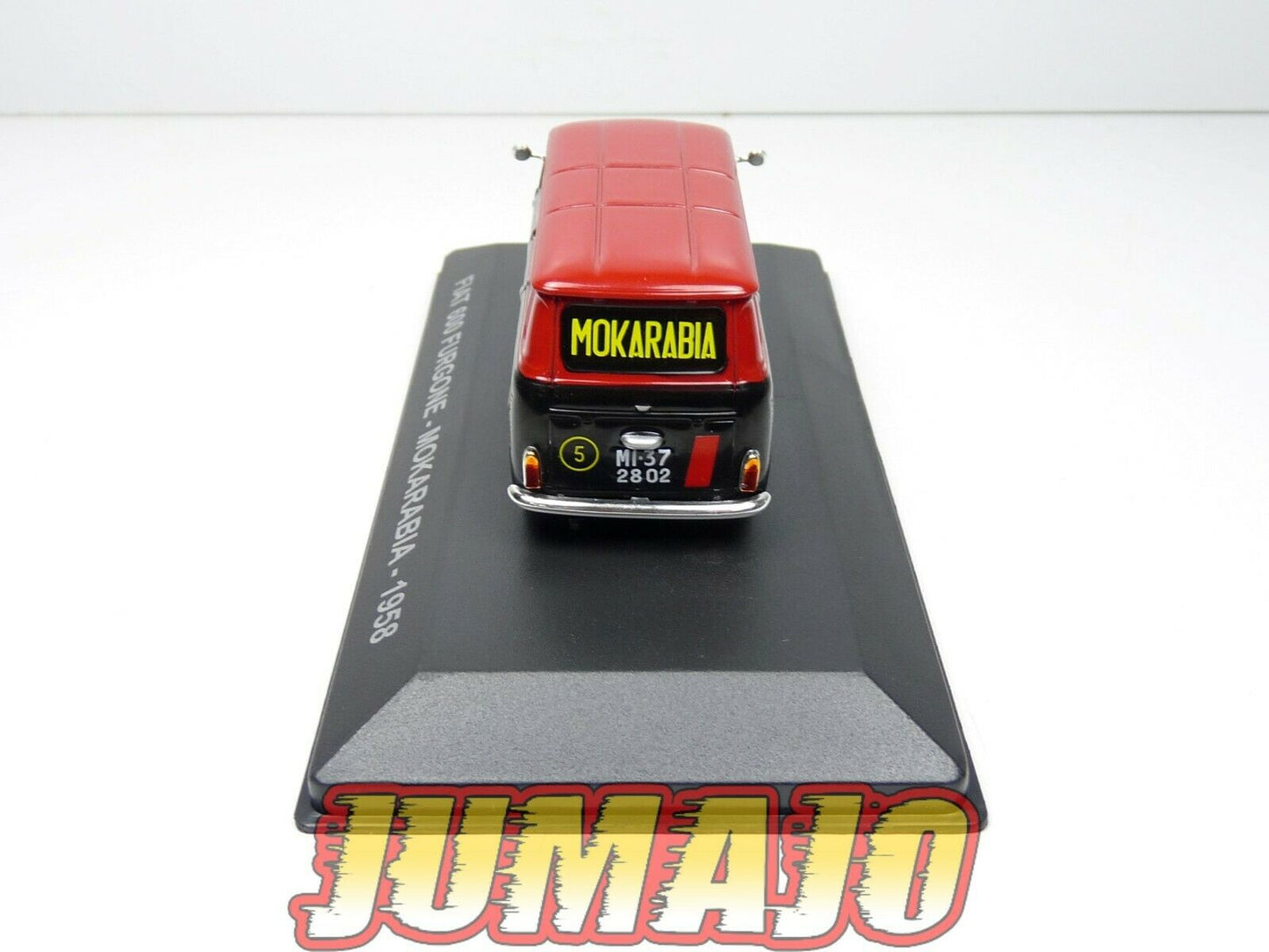 VCE5 1/43 IXO Commerciale Epoque : FIAT 600 FURGONE CAFE MOKARABIA 1958