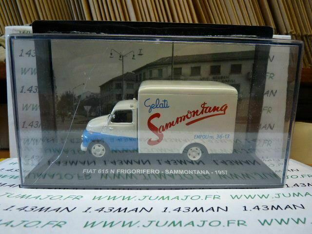 PIT9 1/43 IXO Véhicules d'époque ITALIE FIAT 615 N Frigorifique Glace 1957