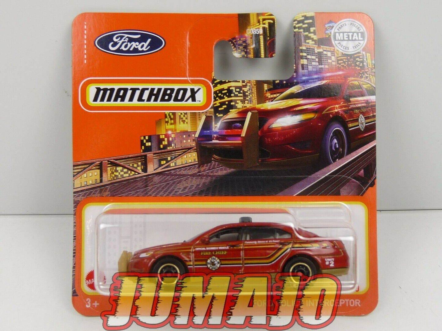 TRI13 : 5 X 3 inches Matchbox Police et service Ford interceptor Golf MKI Dodge