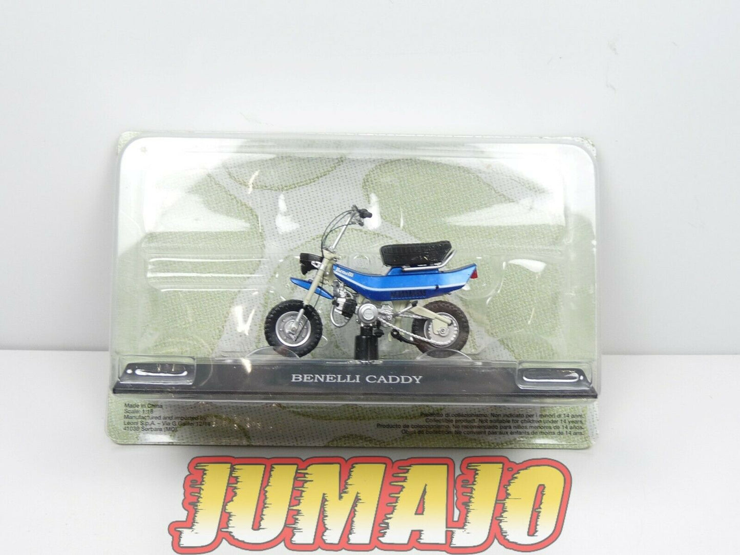 MOB12 MOTO mobylette ITALIE Leo models 1/18 : BENELLI CADDY