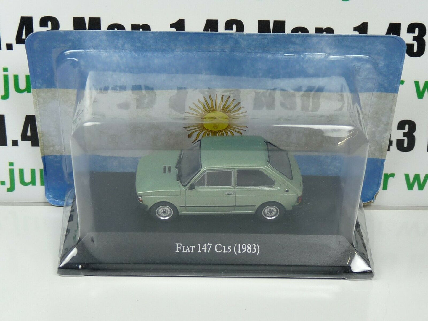 ARG29 Voiture 1/43 SALVAT Autos Inolvidables : FIAT 147 CL5 1983