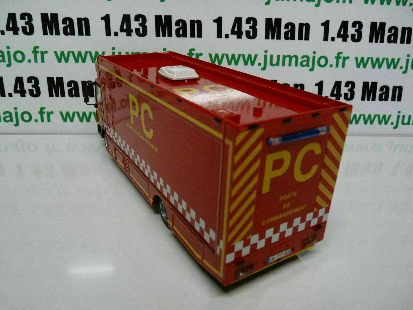 CPF55 Camion 1/43 Hachette IXO Pompiers : MAN TGL 12.250 poste commandement