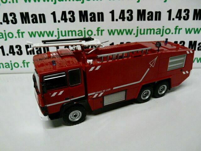 LOT 4 CAMIONS POMPIERS IXO : UNIMOG 404, Renault GBH, GMC CCkw, Thomas VIGP