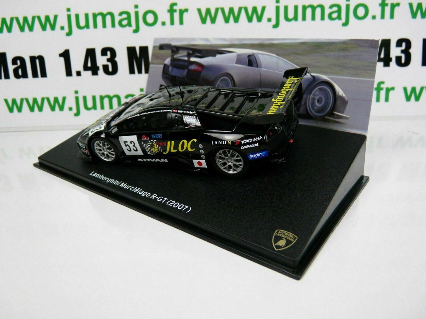 LB24 voiture 1/43 IXO LAMBORGHINI : Murciélago R-GT 2007