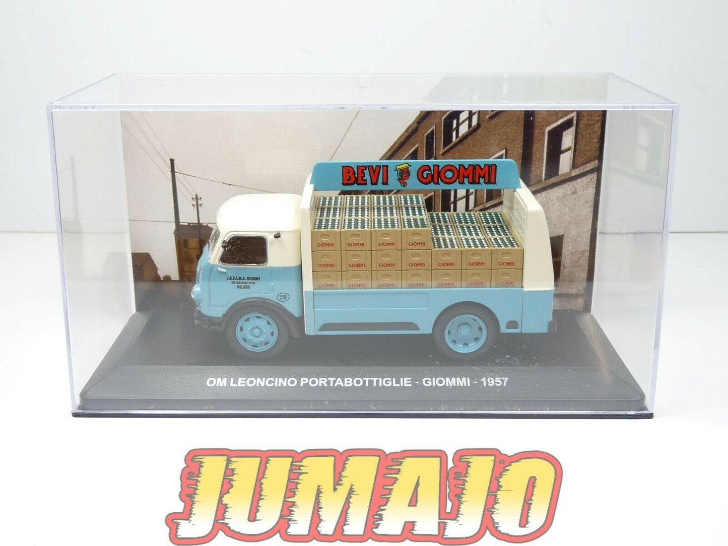 VCE3 1/43 IXO Commerciale Epoque : OM LEONCINO PORTE-BOUTEILLES GIOMMI 1957