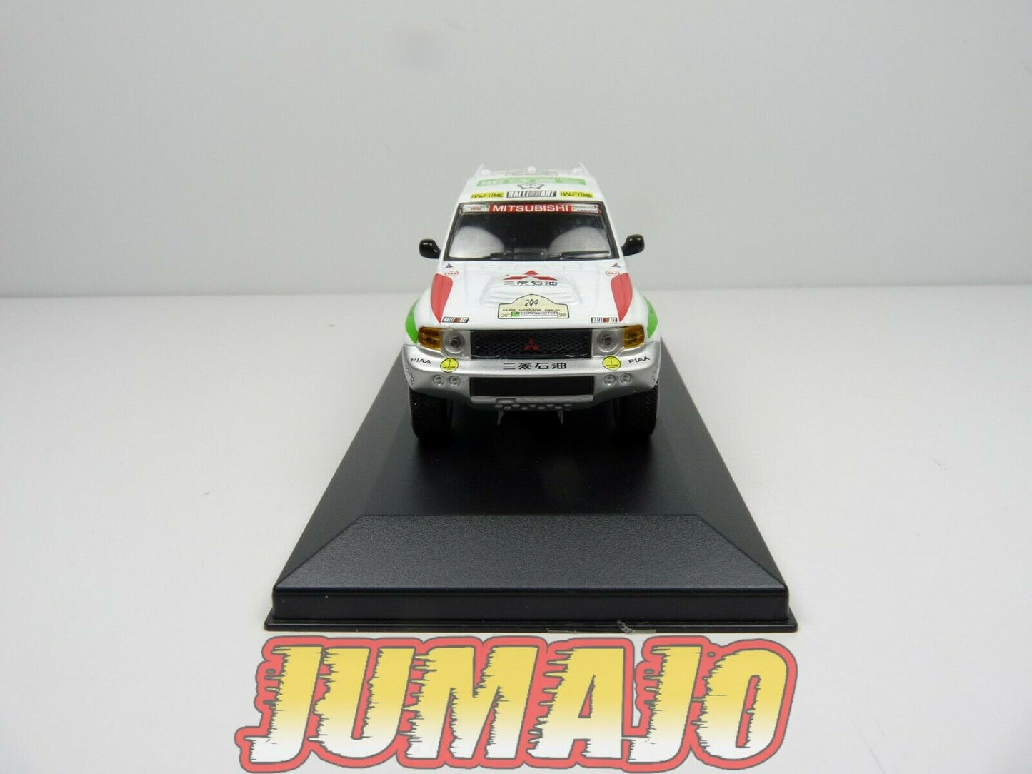 RLY12 VOITURE 1/43 DEL PRADO MITSUBISHI PAJERO 1998 #204 Rallye Paris Dakar
