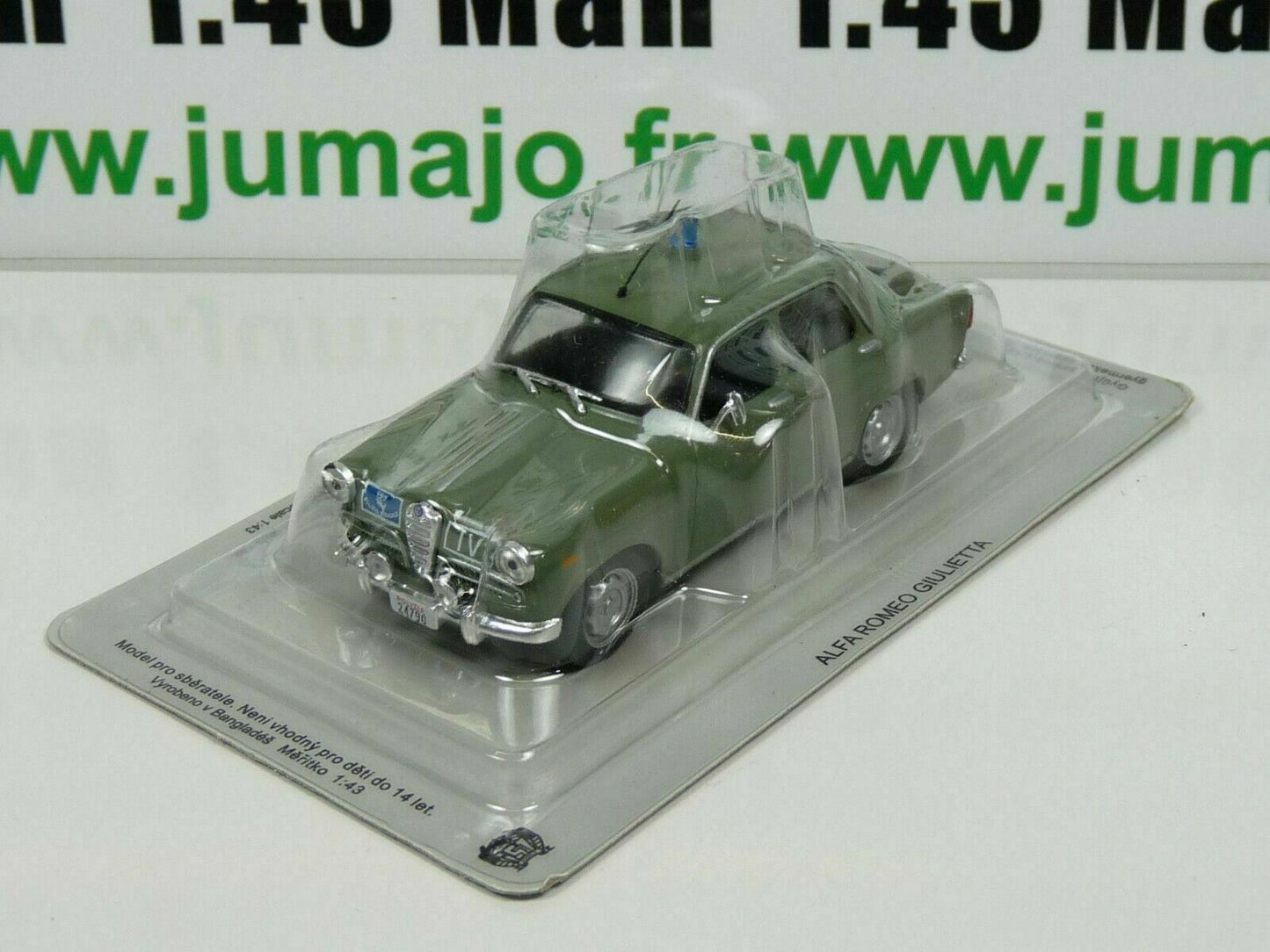 PM7 1/43 IST deAgostini Police du Monde :  ALFA ROMEO Giulietta