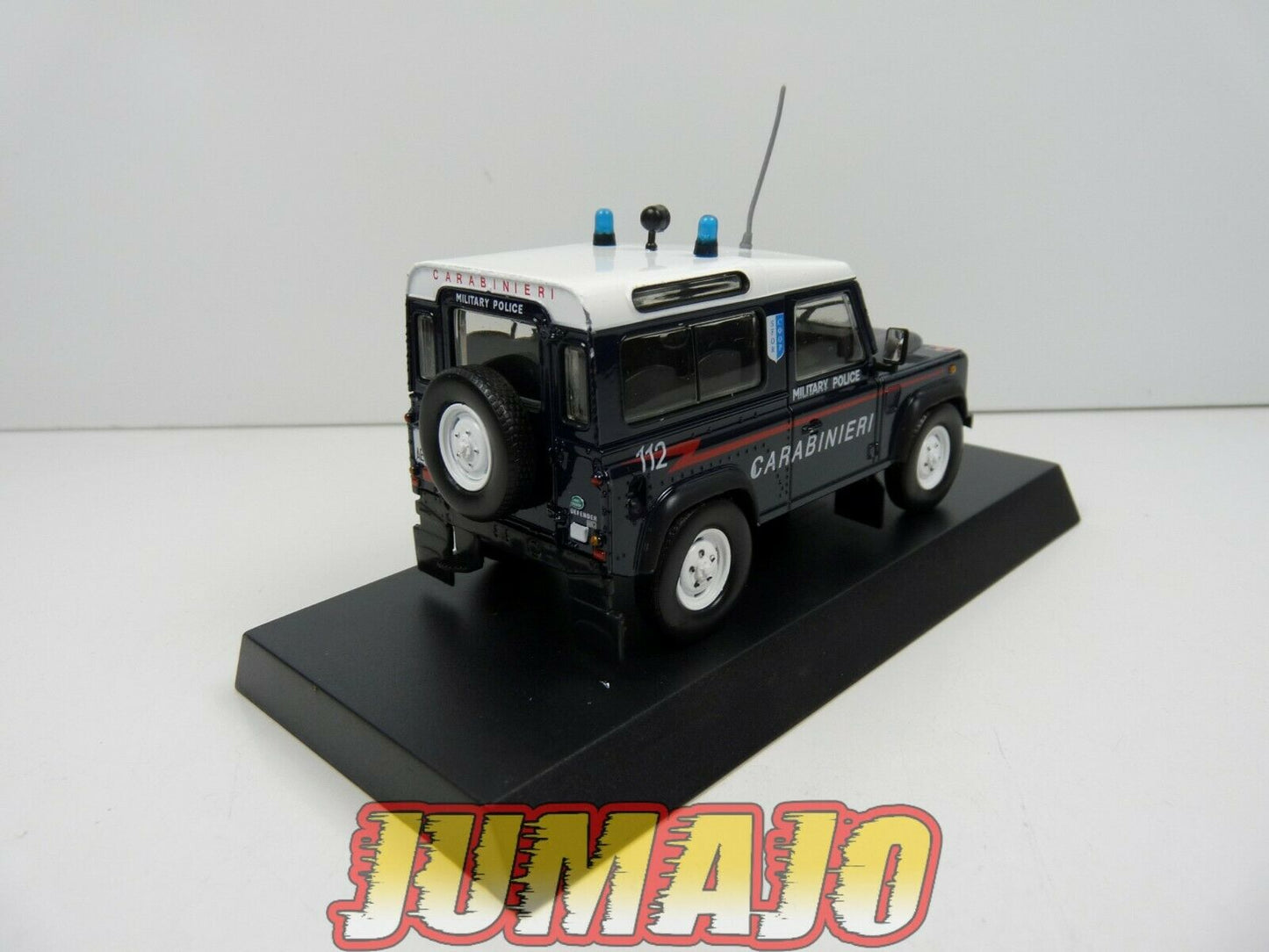 CR39 voiture 1/43 CARABINIERI : LAND ROVER DEFENDER 90 Military Police 1995