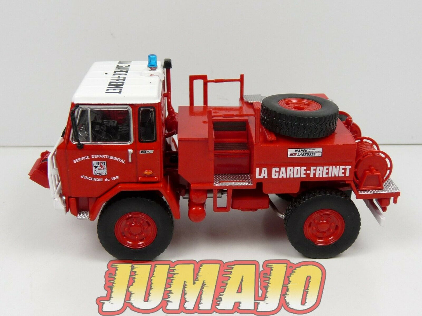 CPI8 camion POMPIER 1/43 Hachette Anticendio Boschivo Iveco 75PC France 1974
