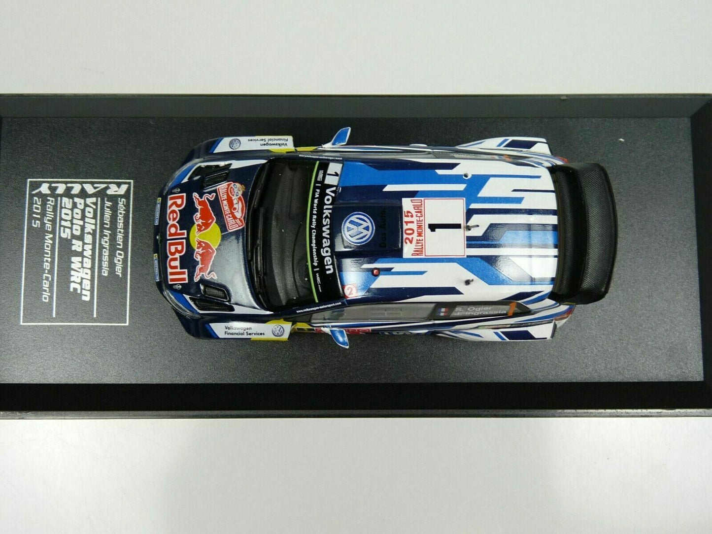 RD9 voiture 1/43 IXO Direkt Rallye VOLKSWAGEN POLO R WRC Monte Carlo 2015 OGIER