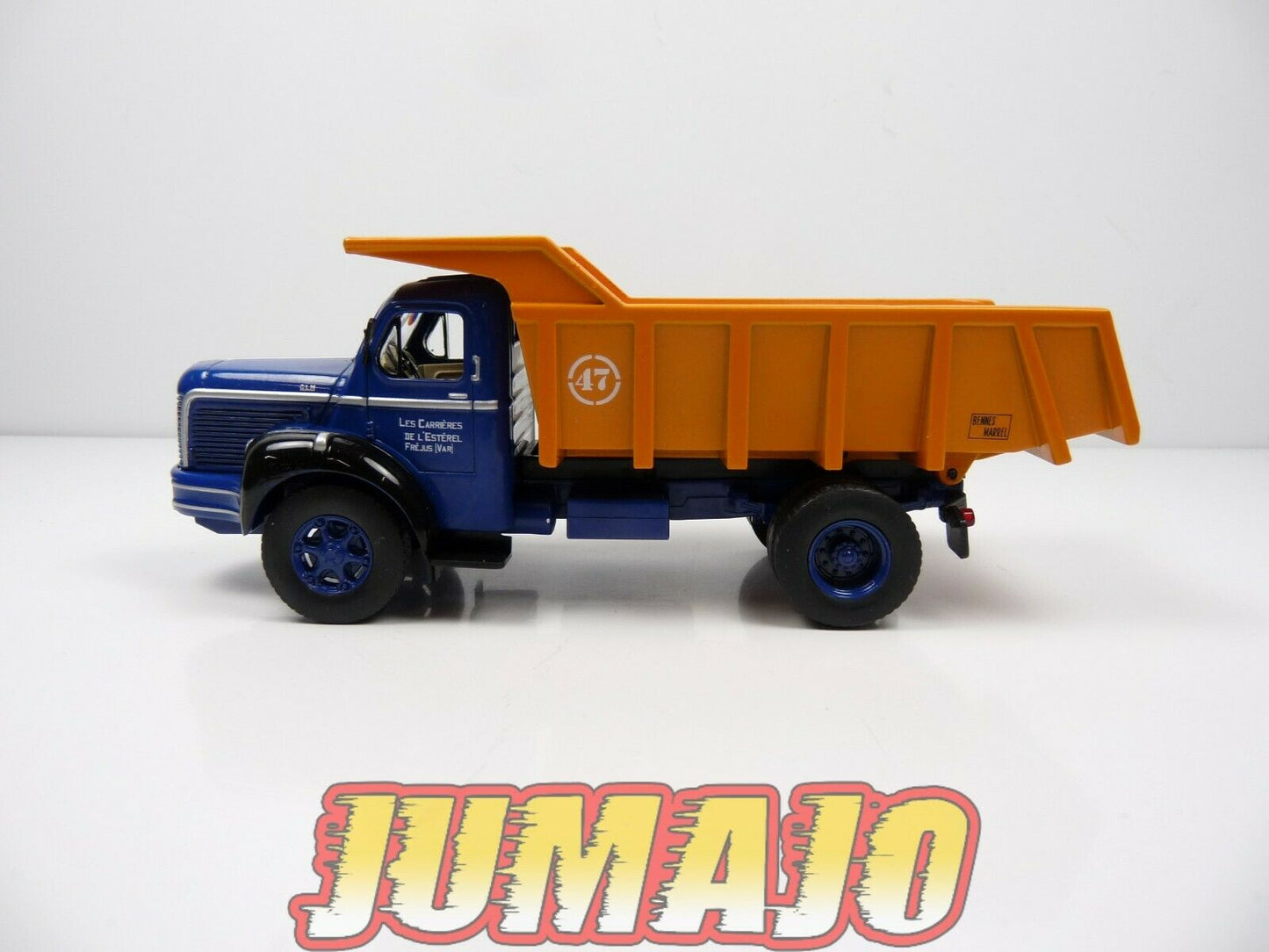 BER1 CAMIONS 1/43 Hachette IXO BERLIET GLM benne chantier