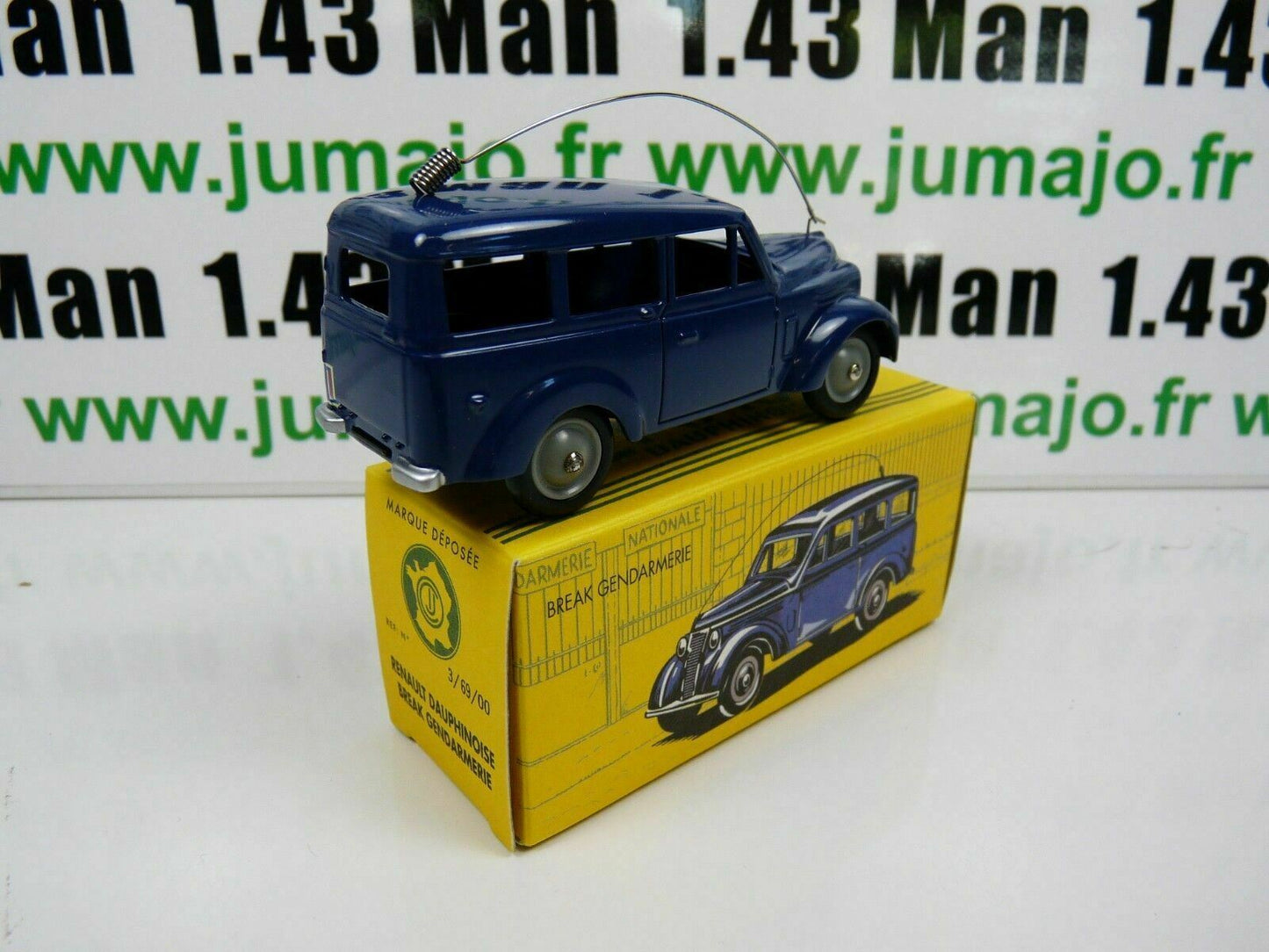 DT60 1/43 réédition CIJ norev RENAULT Dauphinoise Gendarmerie