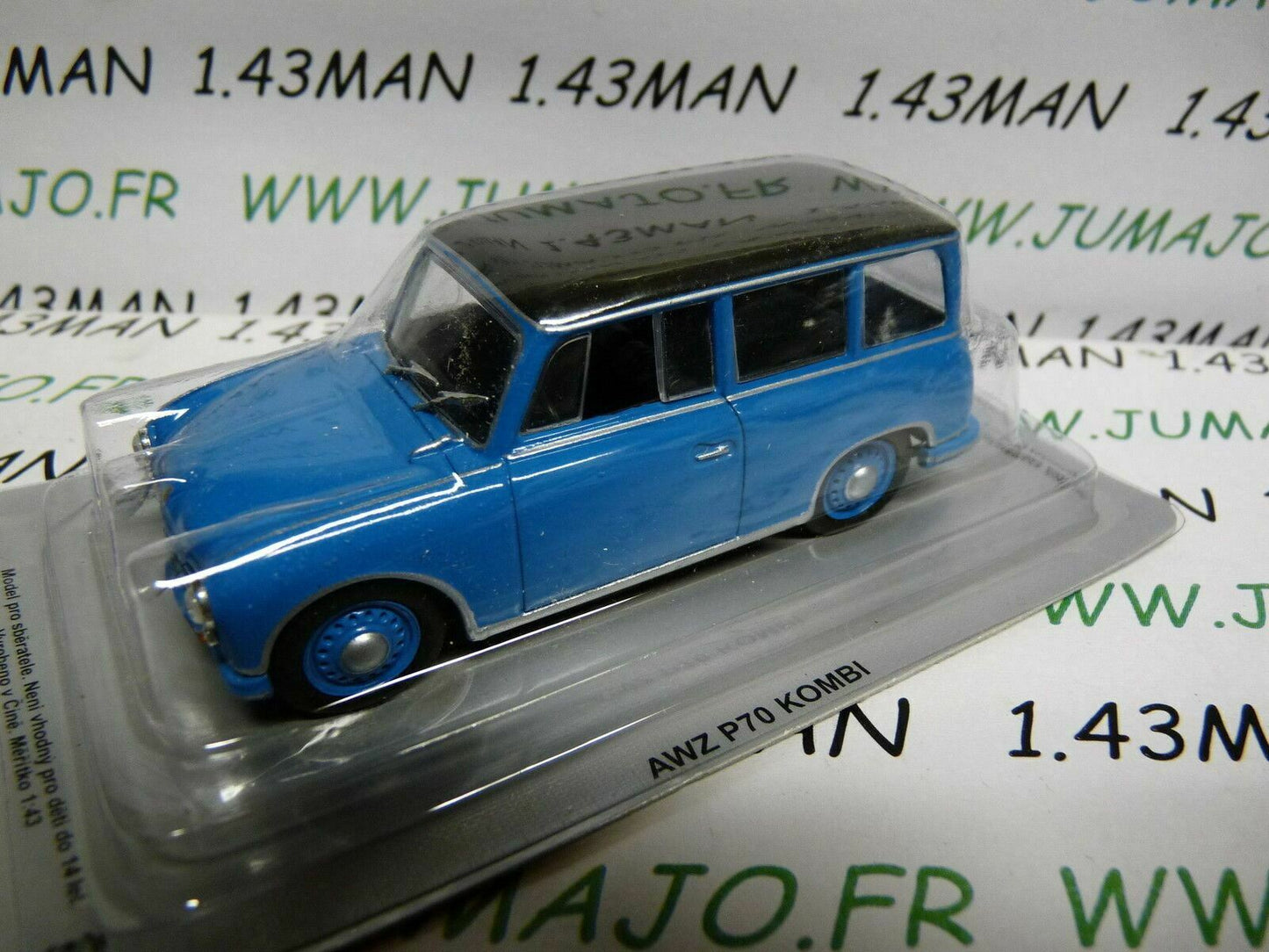 PL197 Voiture 1/43 IXO IST DeAgostini POLOGNE : DDR AWZ Zwickau P70 KOMBI