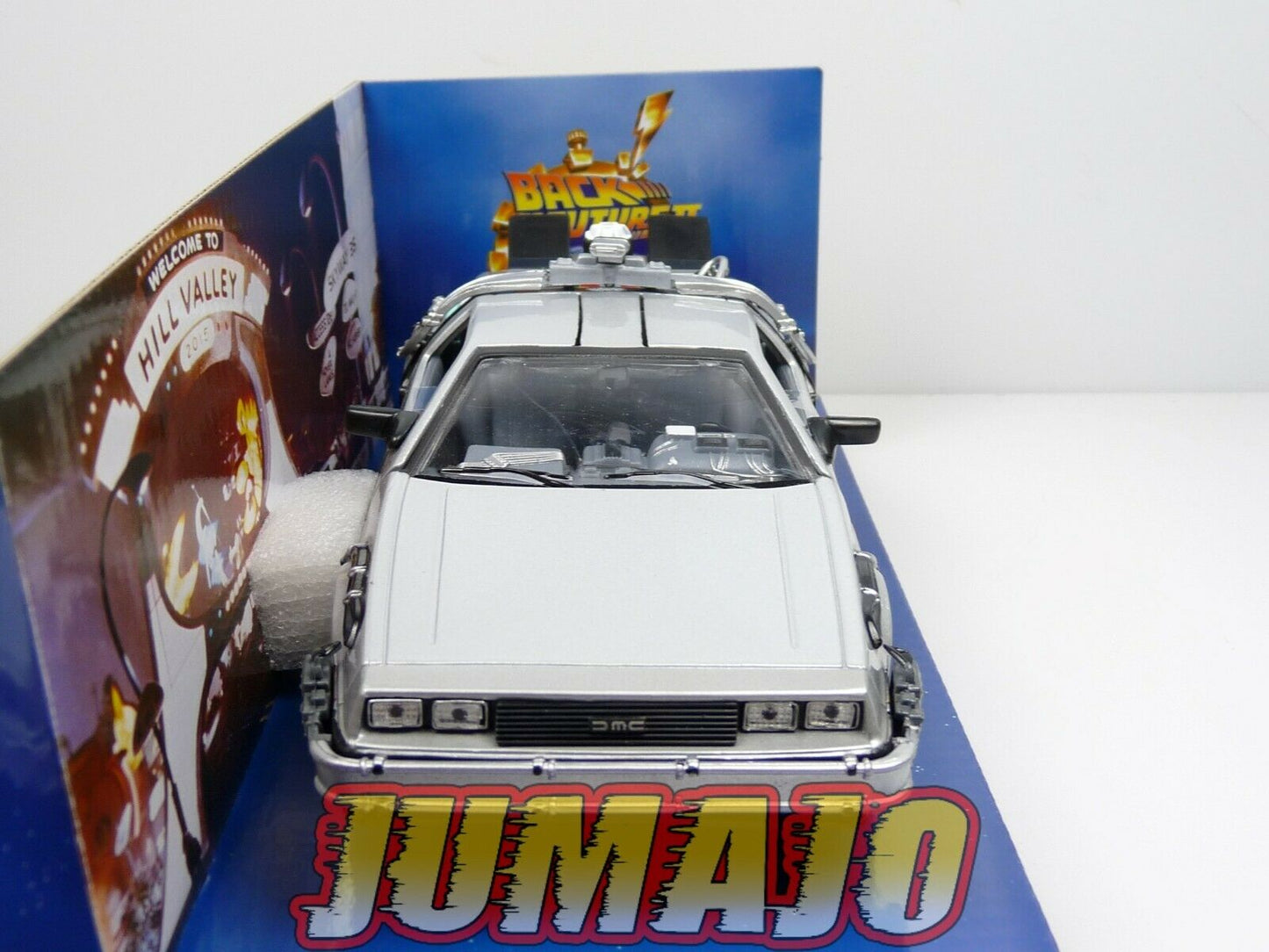 FIL34 Voiture 1/24 WELLY : DELOREAN RETOUR VERS LE FUTUR II "back to the future"