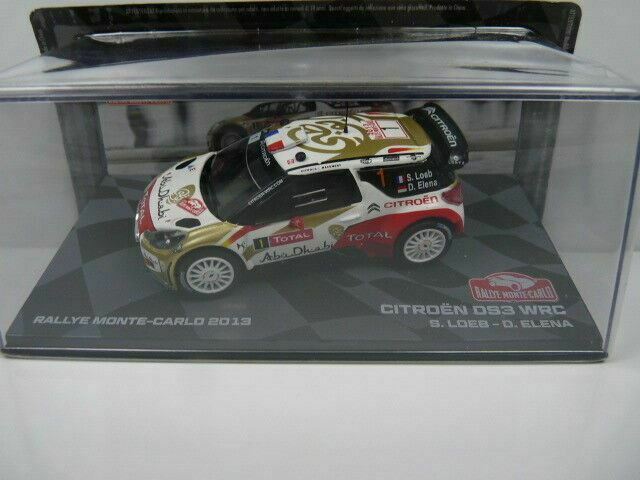 RMIT2 1/43 IXO Rallye Monte Carlo : CITROEN DS3 WRC Winner 2013 #1 S.Loeb