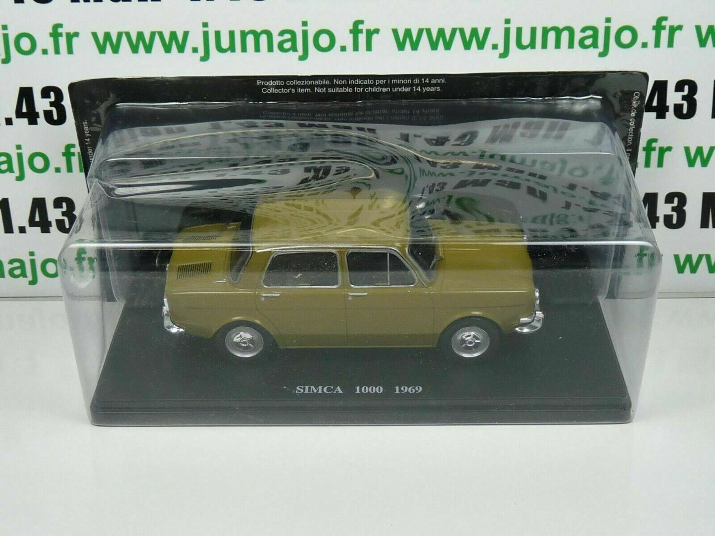 VQ6 Voiture 1/24 SALVAT : SIMCA 1000 (1969)
