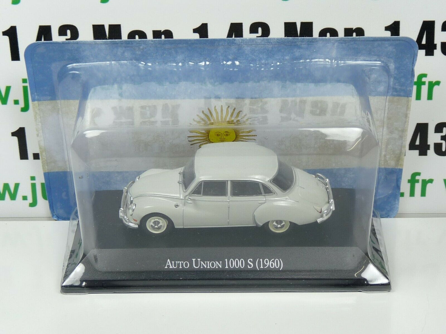 ARG37 Voiture 1/43 SALVAT Autos Inolvidables : AUTO UNION 1000 S 1960