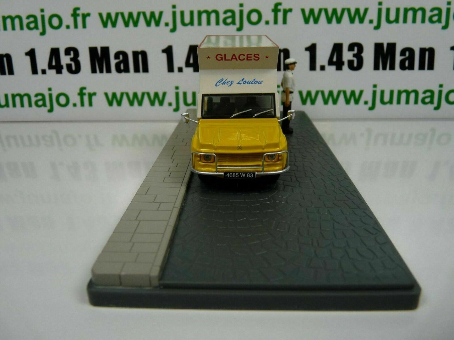 PU2 Voiture 1/43 ELIGOR Petits Utilitaires CITROEN Méhari Marchand de glaces