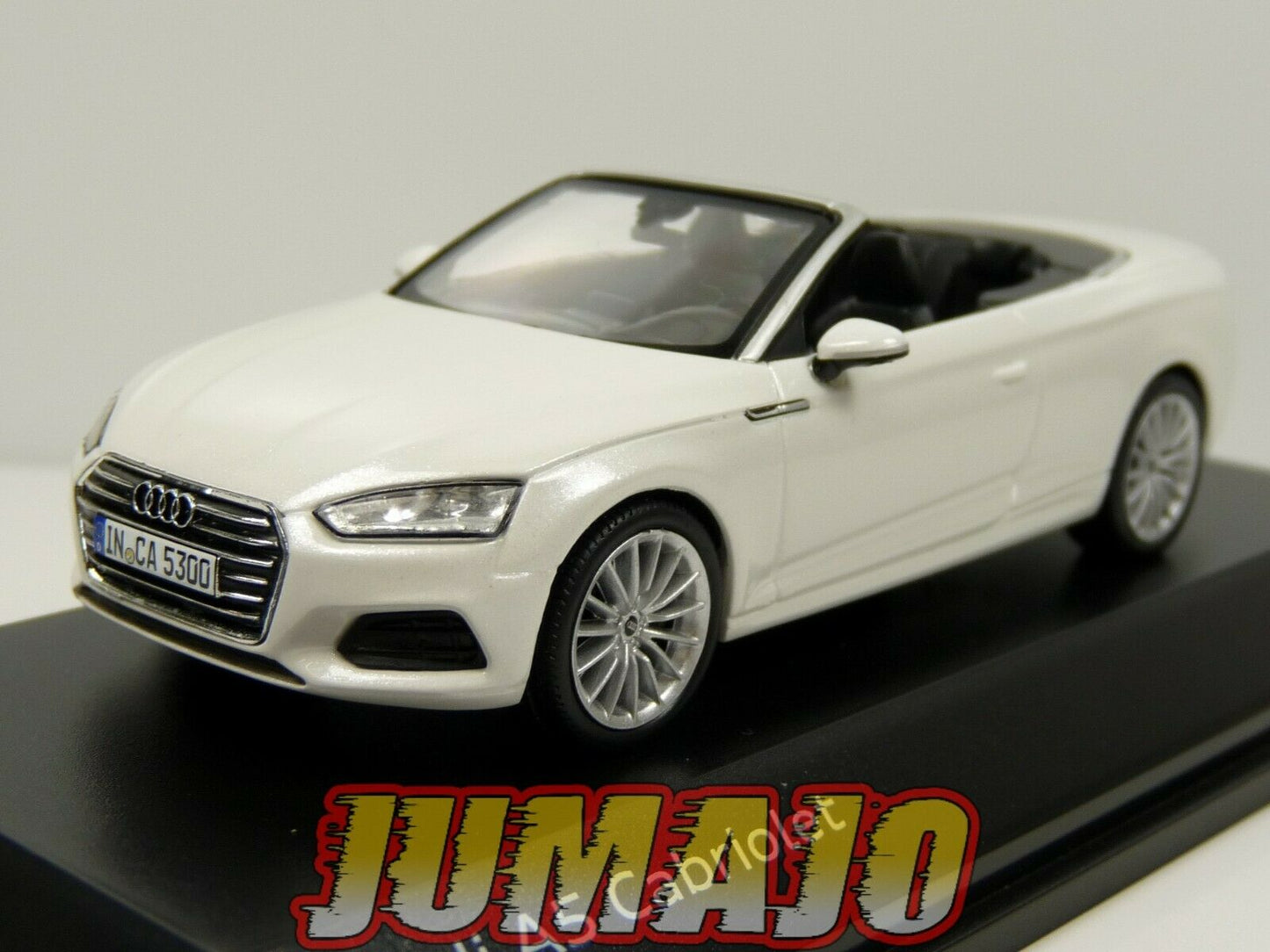 AUD7 voiture 1/43 SPARK : Audi A5 Cabriolet Tofana White