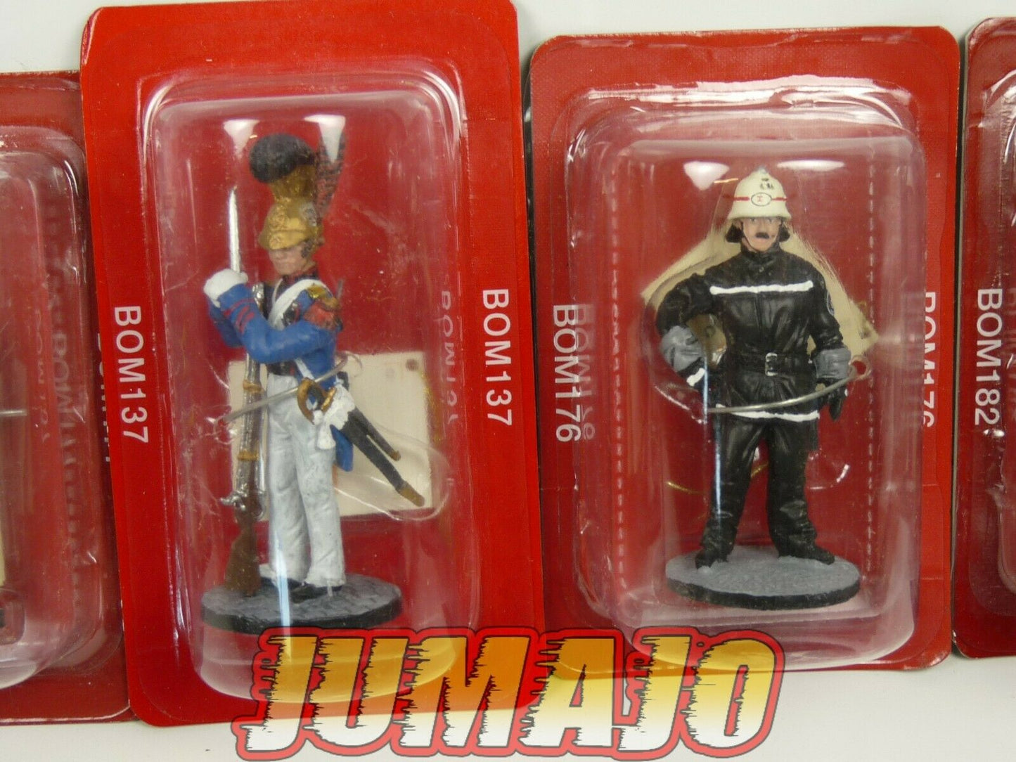 P2 lot de 5 SOLDATS POMPIERS DEL PRADO 1/32 France Allemagne Belgique USA