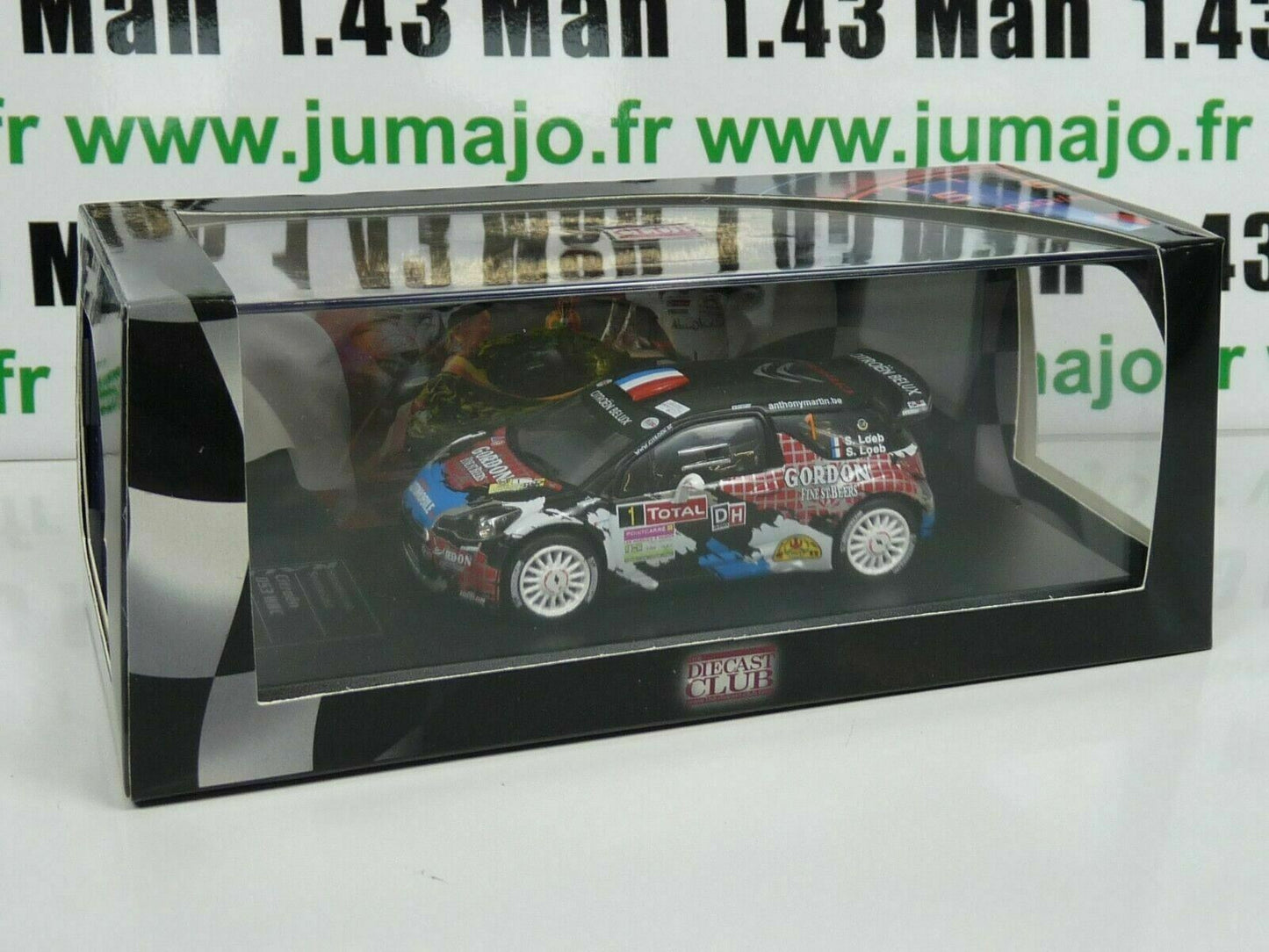 RD24 1/43 IXO Direkt Rallye : CITROËN DS3 WRC Condroz 2013 S.LOEB / S.LOEB