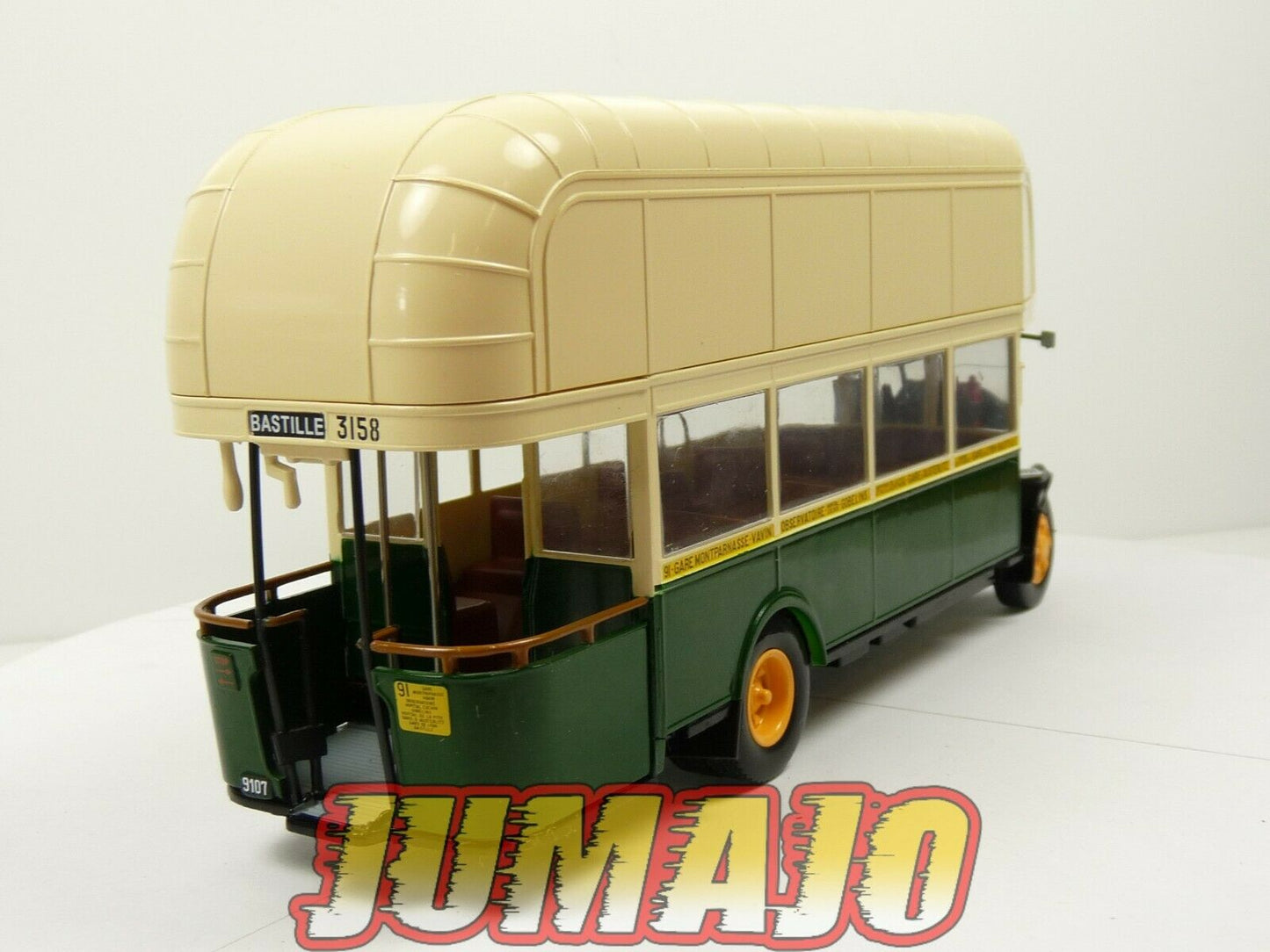 BUS70 Bus 1/43 IXO Hachette RENAULT TN4F (a gas) 105 Ligne 91 1940 France