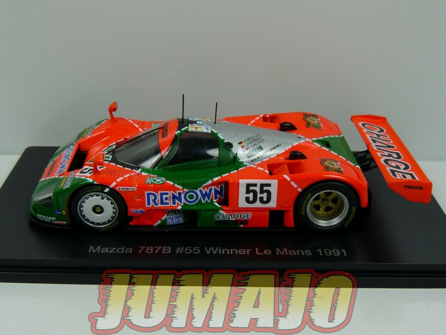 24H83 1/43 HACHETTES 24 Heures Le Mans : Mazda 787B 55 Winner 1991 Weidler