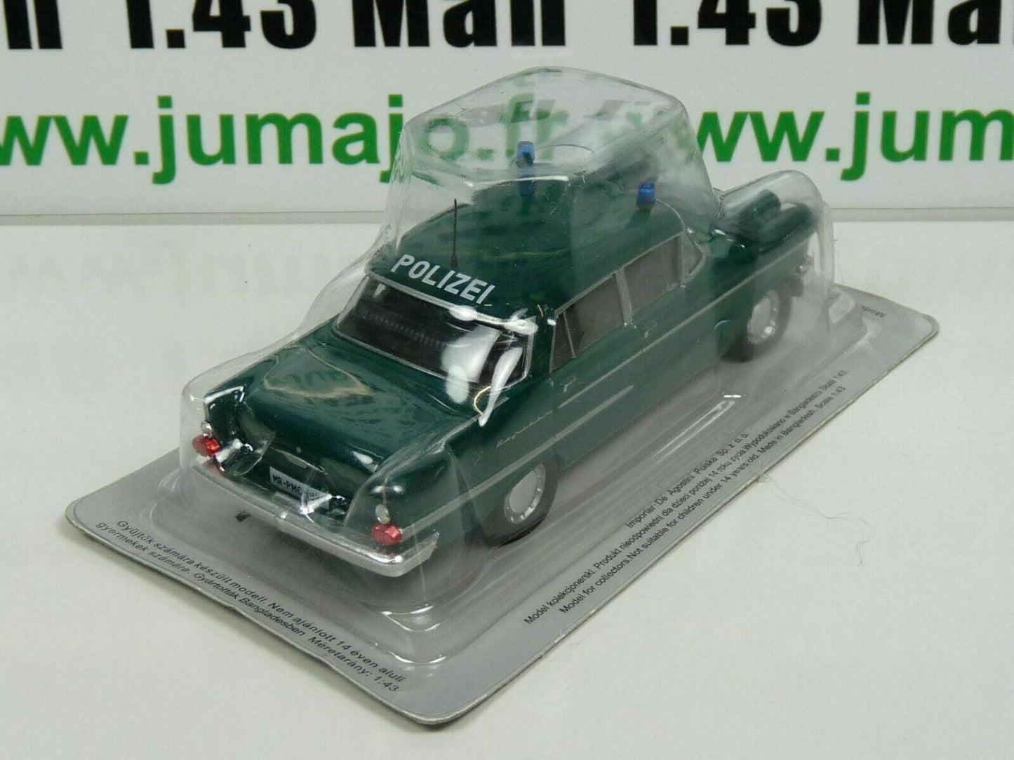 PM2 1/43 IST deAgostini Police du Monde : OPEL Kapitan Polizei Allemagne