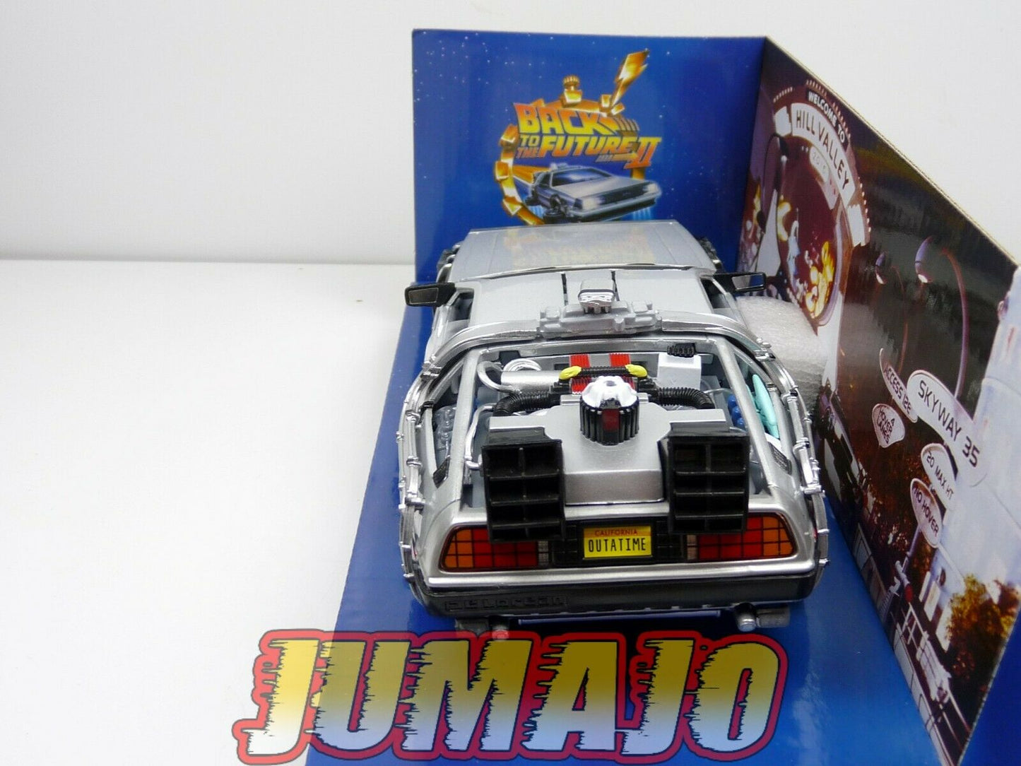 FIL34 Voiture 1/24 WELLY : DELOREAN RETOUR VERS LE FUTUR II "back to the future"