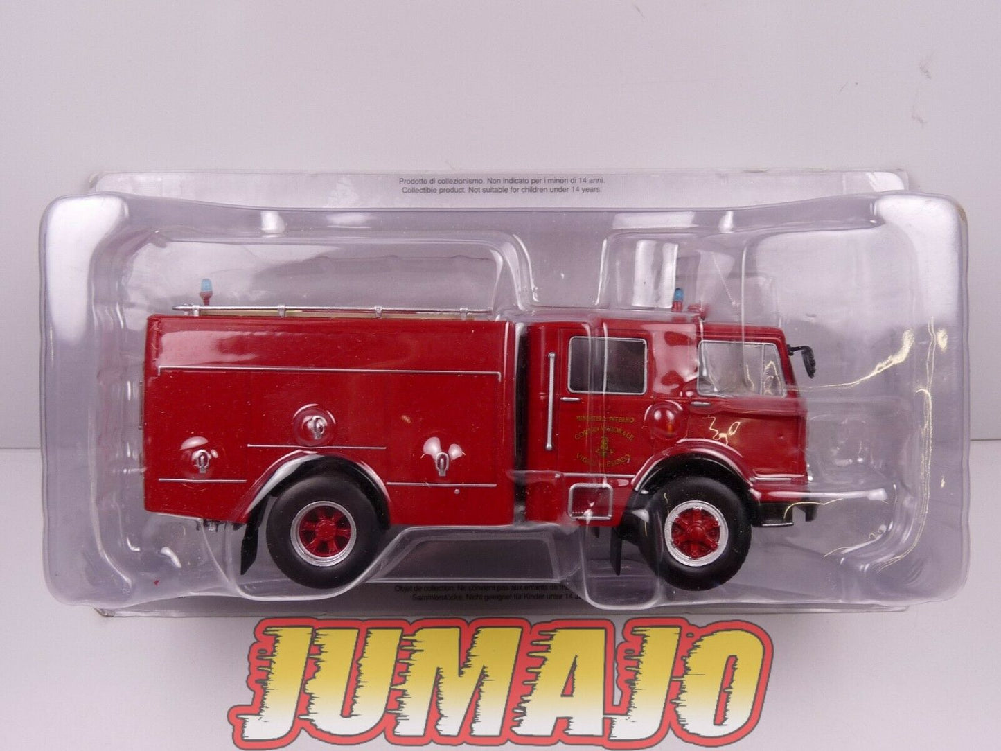 CPI1 camion POMPIER 1/43 Hachettes Autopompa OM 150 (Fiat)