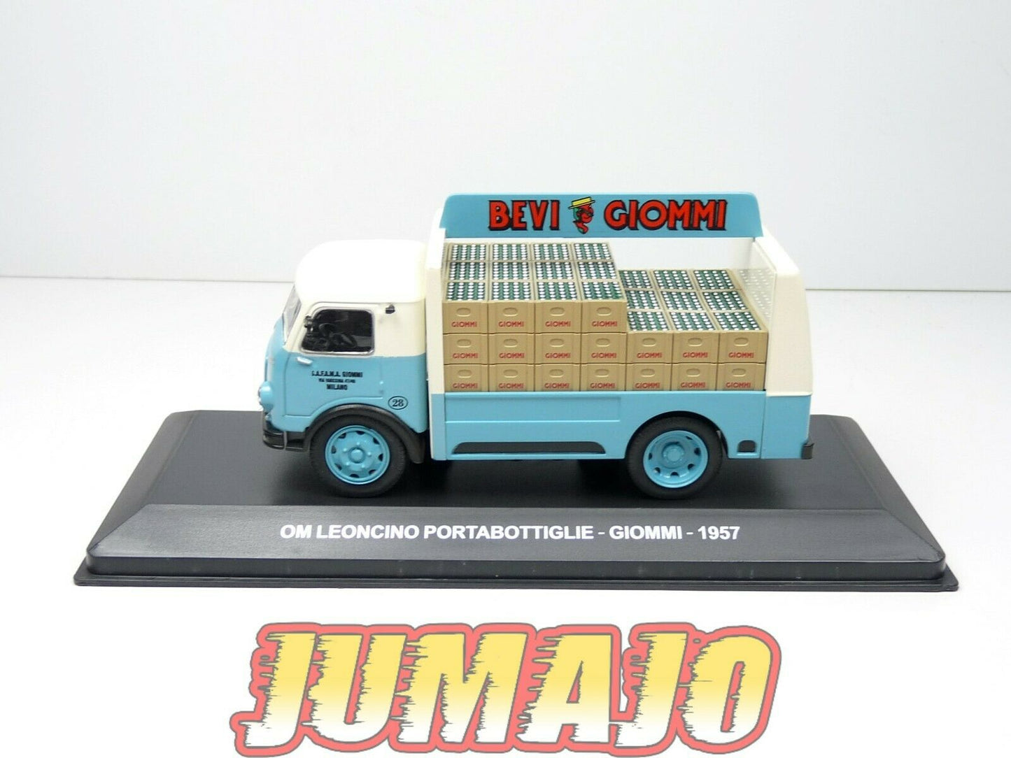 VCE3 1/43 IXO Commerciale Epoque : OM LEONCINO PORTE-BOUTEILLES GIOMMI 1957