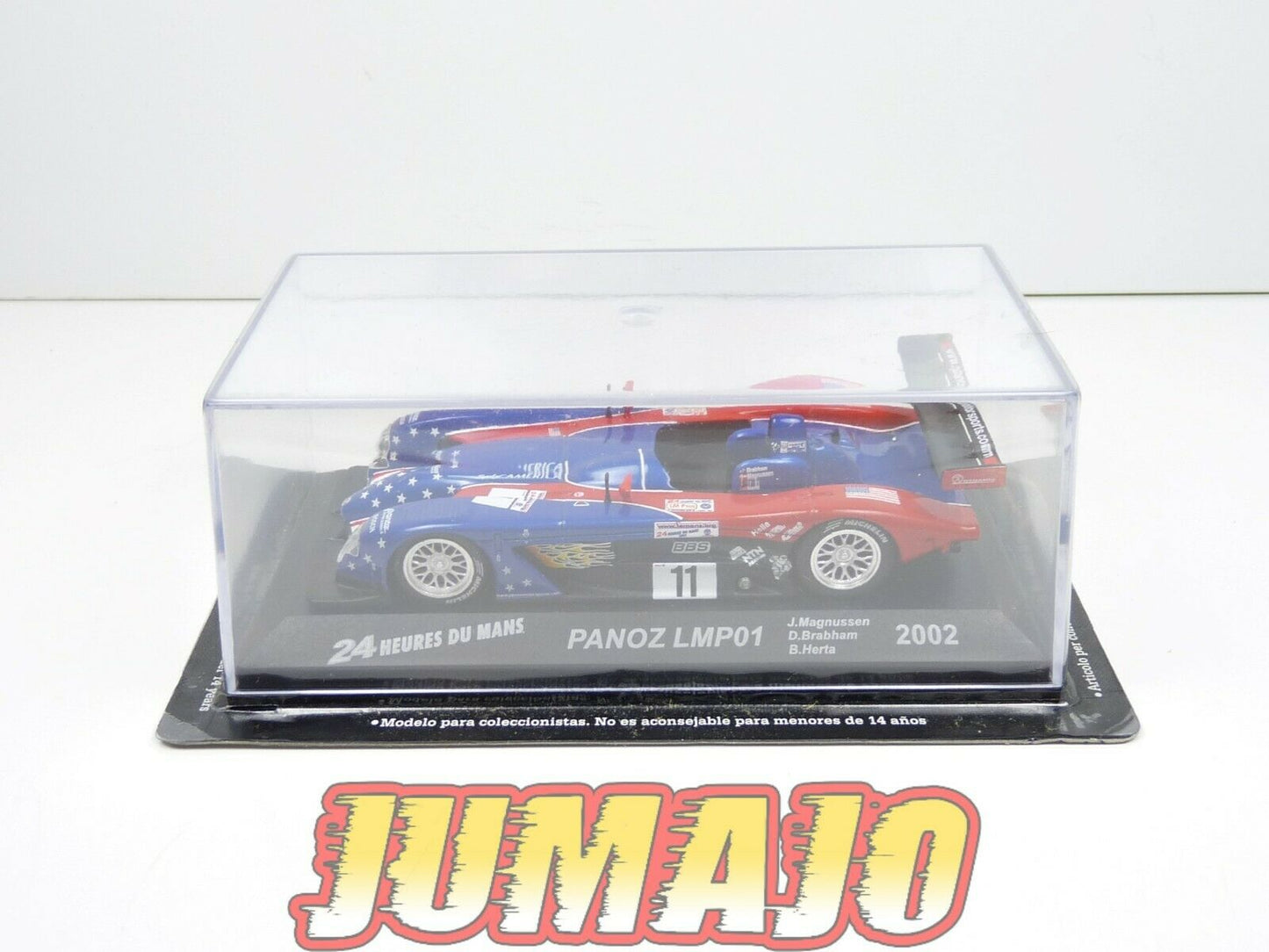 24H7 voiture 1/43 IXO 24 Heures Le Mans : PANOZ LMP01 Brabham 2002 #11