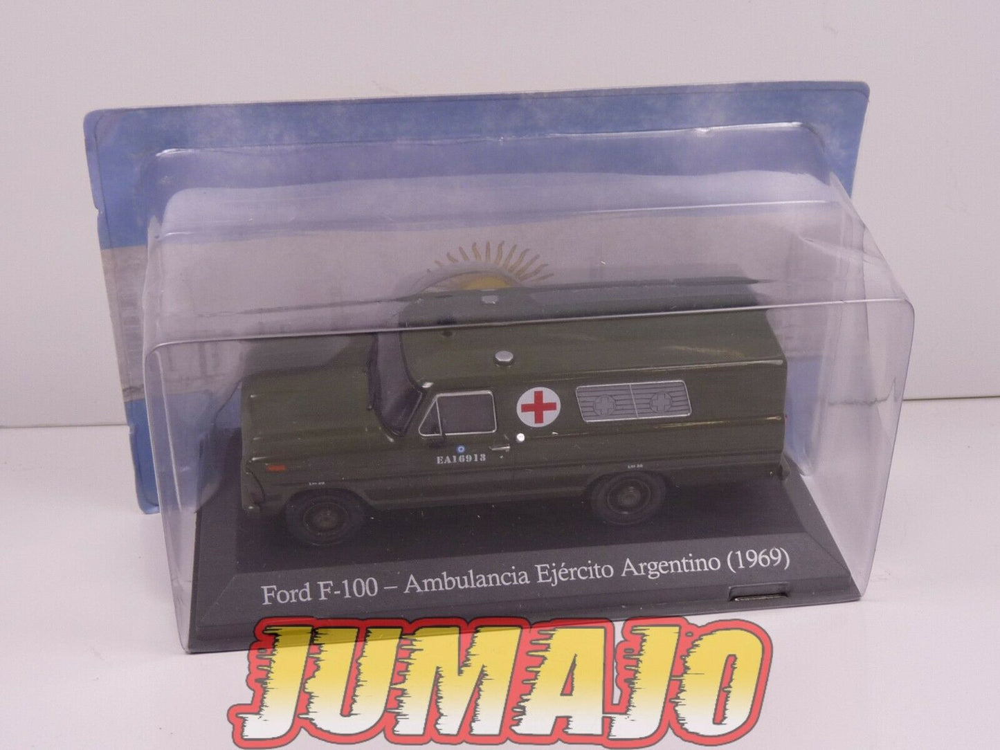 SER15 1/43 SALVAT Vehiculos Servicios FORD F 100 1969 Croix rouge ambulance