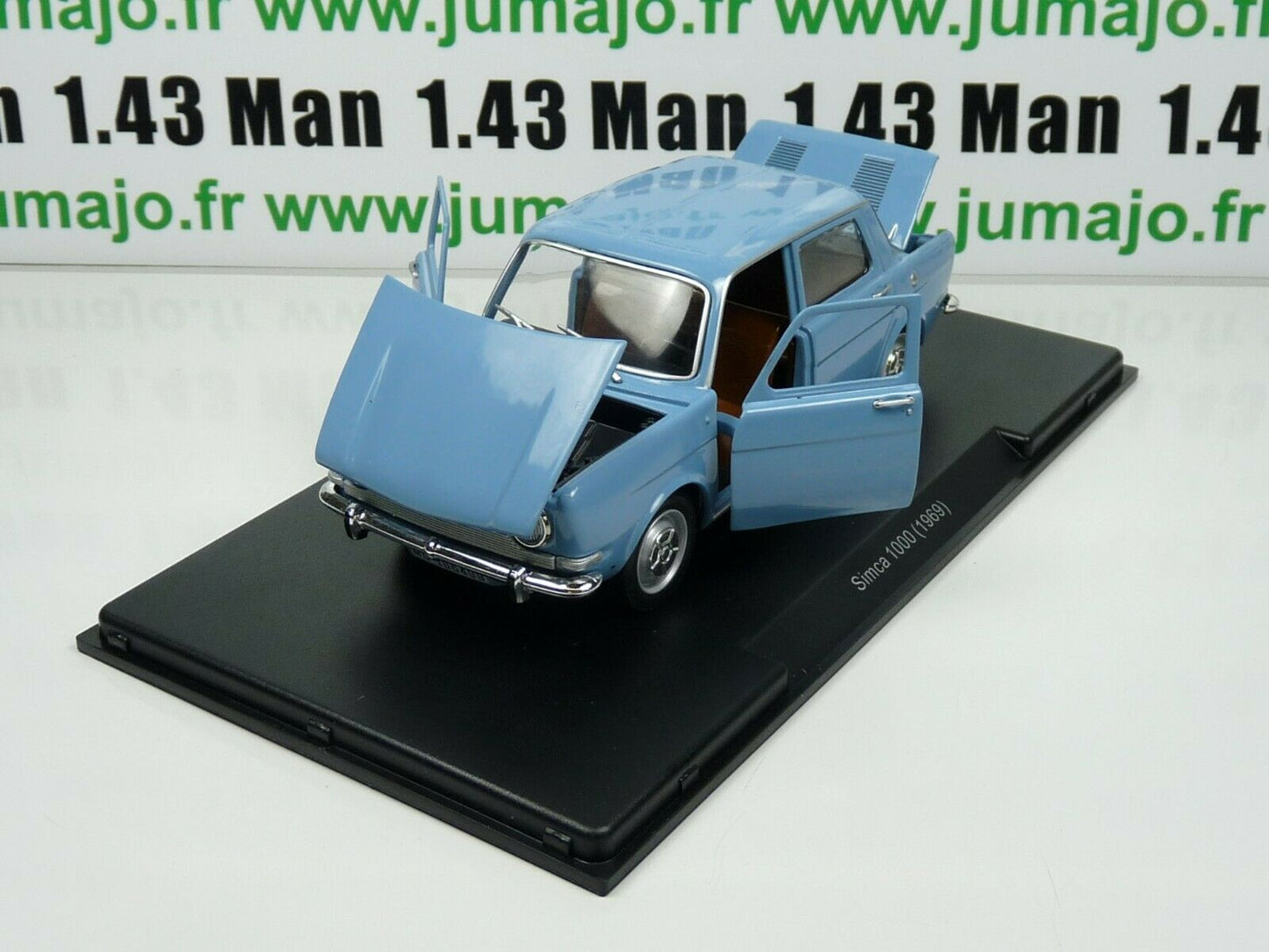 VQ6+18 LOT 2 Voitures 1/24 SALVAT/ LEO models : SIMCA 1000
