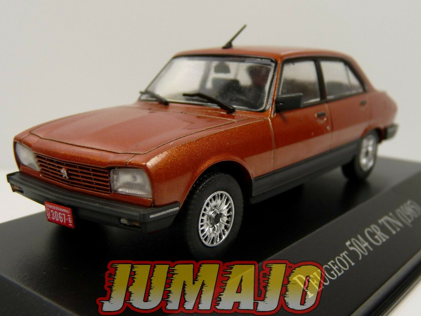 AQV10 Voiture 1/43 SALVAT Inolvidables 80/90 : PEUGEOT 504 GR TN 1985