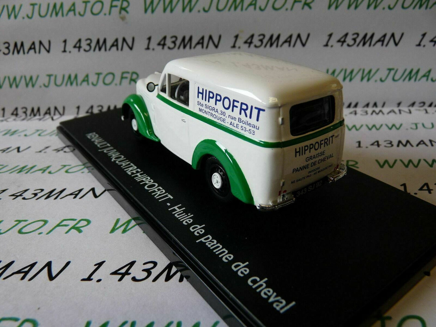 PIT96 Voiture 1/43 ELIGOR : RENAULT Juvaquatre Hippofrit Huile de panne