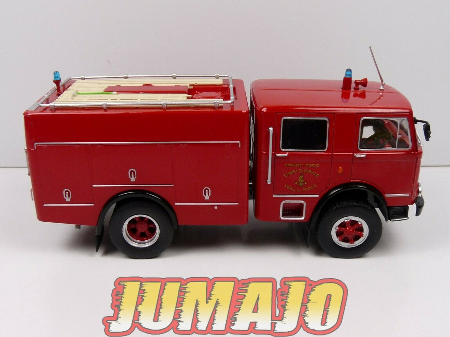 CPI1 camion POMPIER 1/43 Hachettes Autopompa OM 150 (Fiat)