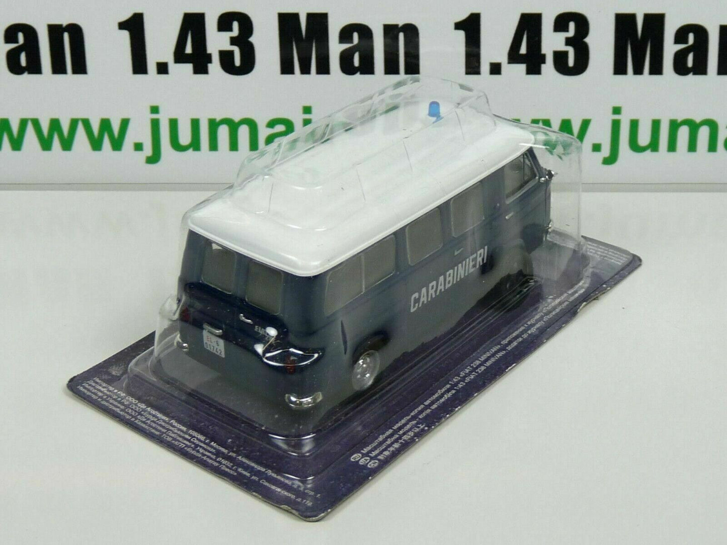 PM3 1/43 IST deAgostini Police du Monde : FIAT 238 Minivan Carabinieri