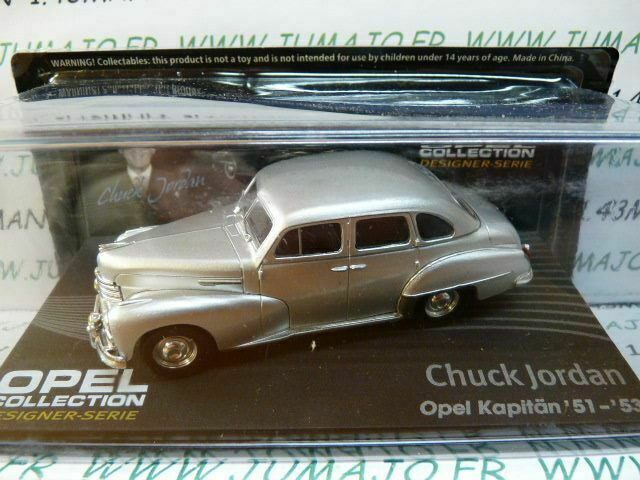 OPE134 1/43 IXO designer serie OPEL collection : KAPITAN 51/53 Chuck JORDAN