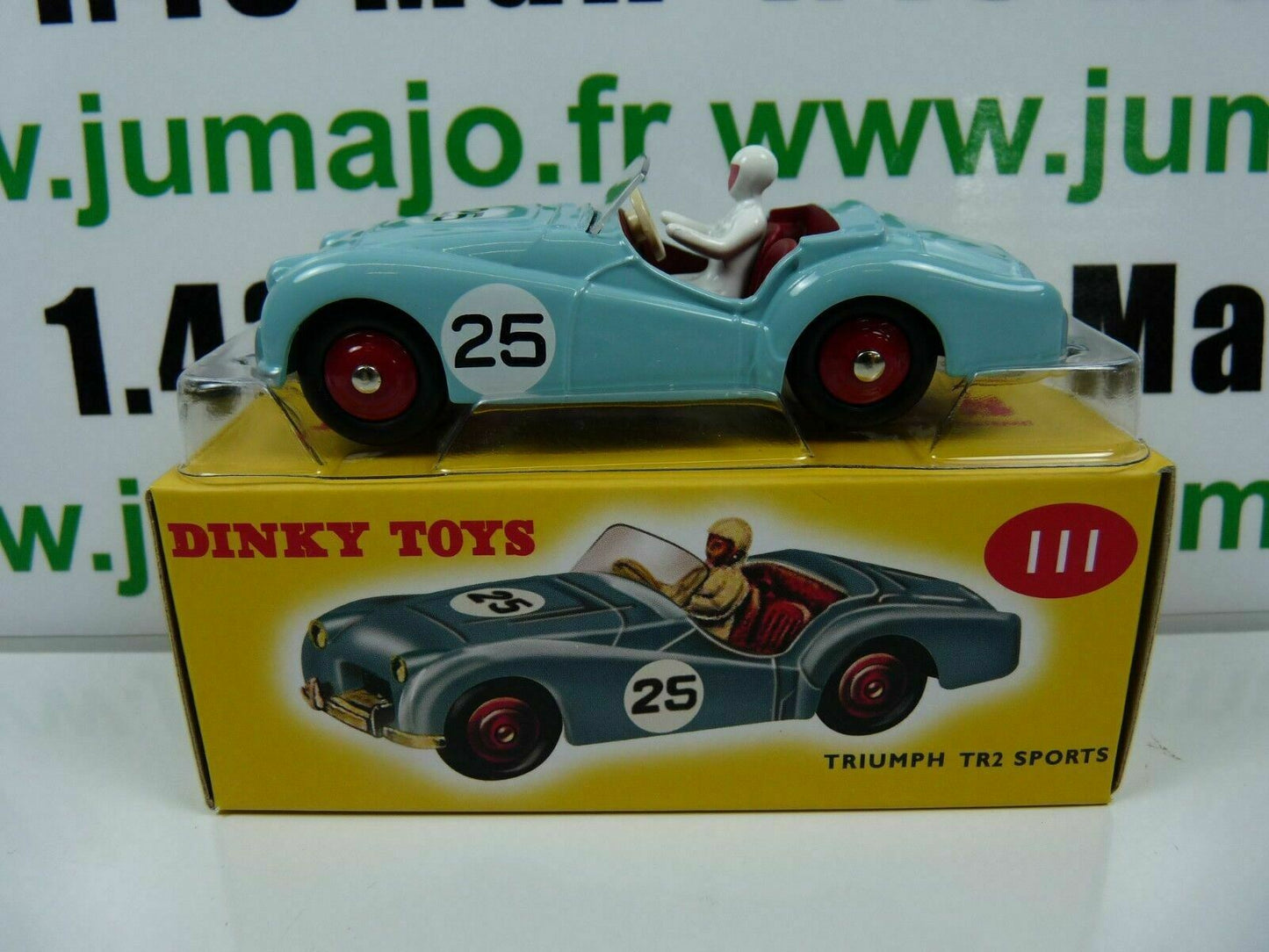 DT208 Voiture 1/43 réédition DINKY TOYS DeAgostini : TRIUMPH TR2 Sports 111